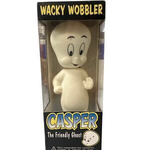 2002 Funko Wacky Wobbler Casper The Friendly Ghost Glow-in-the-Dark with Box